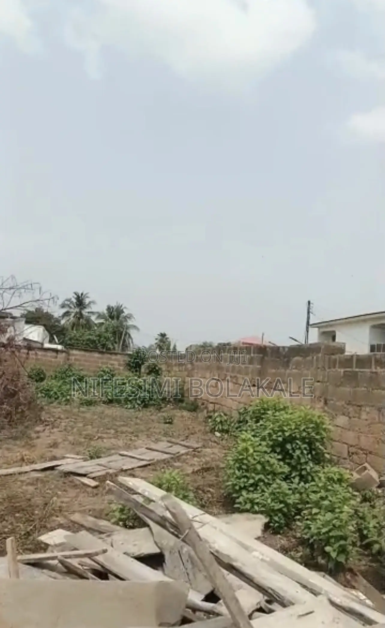 1,200 SQMT of Land Corner Piece Fence Gated at Agoro Oluyole Estate, in Oluyole Estate