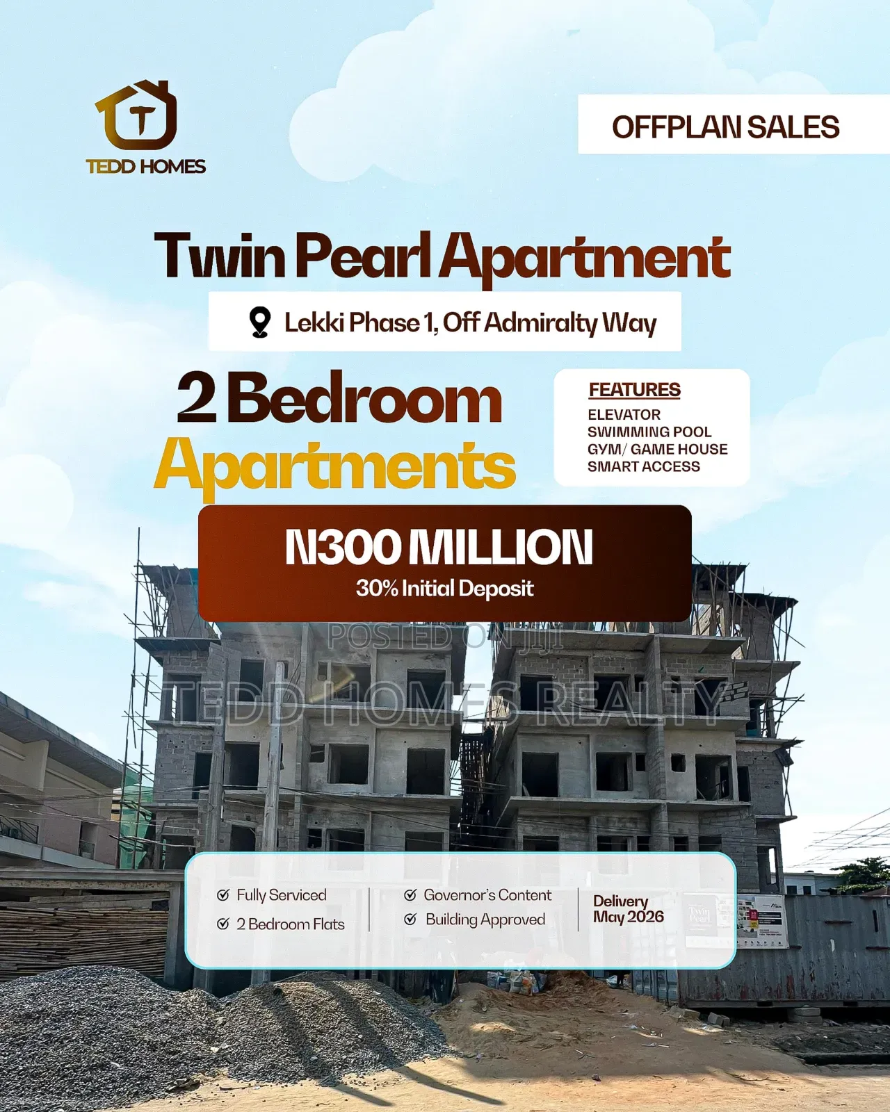 2bdrm Apartment in Off Admiralty Way, Lekki Phase 1 for sale in Lekki Phase 1