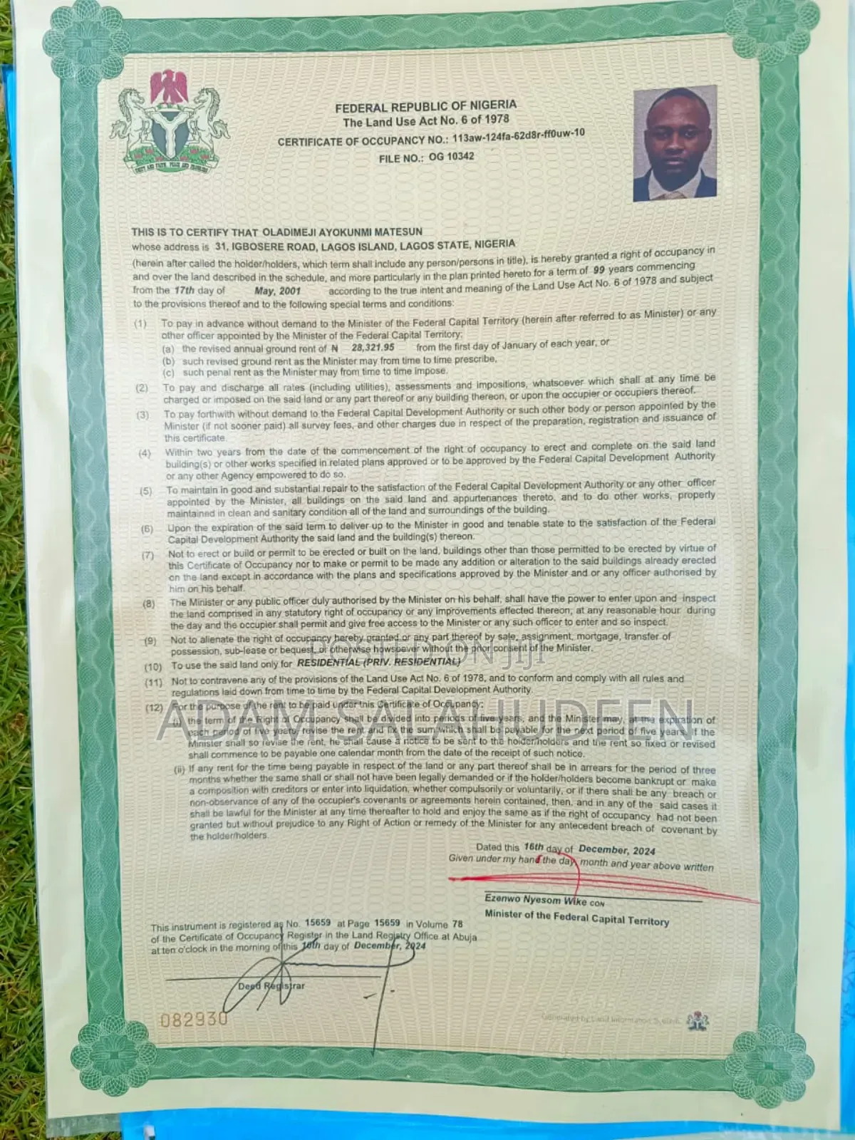Guzape Main Plot for Sale in Guzape District