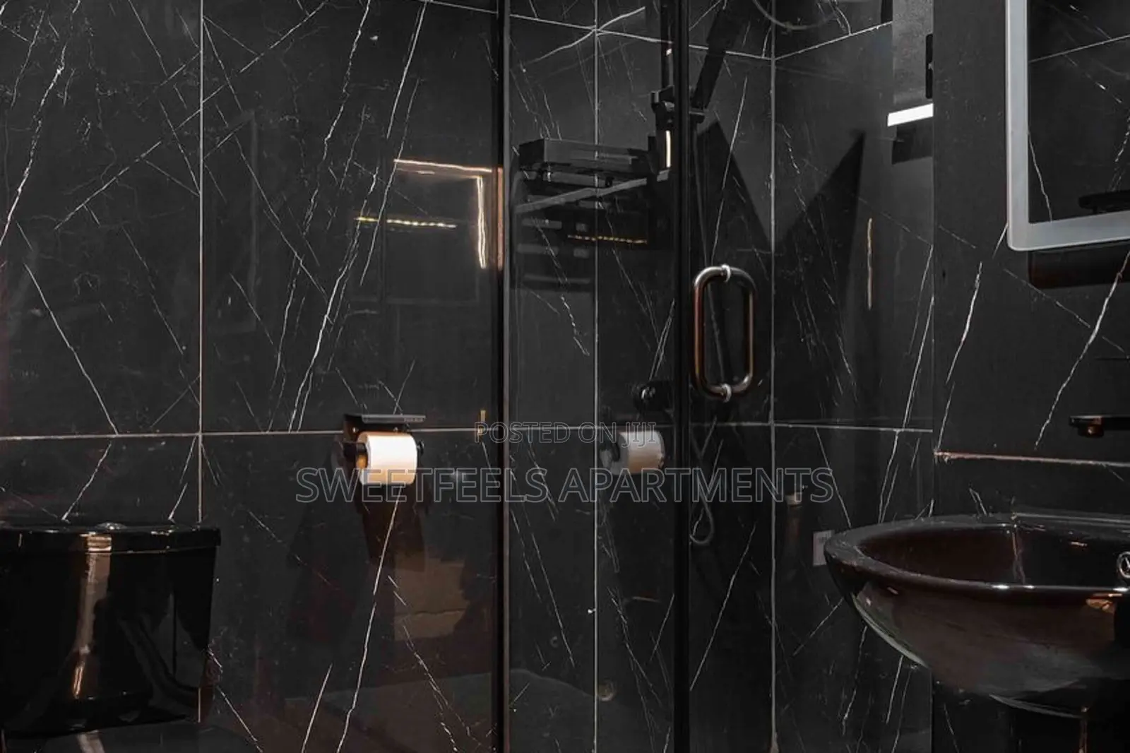 Dark Themed Cozy- 2 Bedroom Apartment in Ikoyi S.W