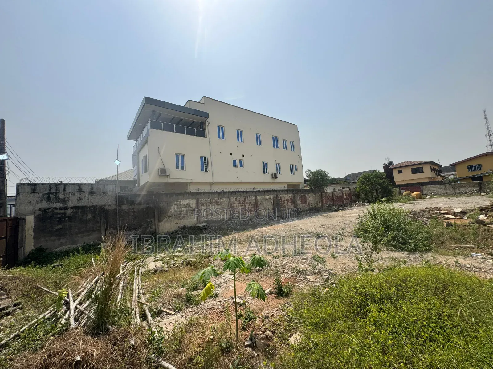 An Empty Land Measuring 1574sqm,In a Secured Close Within the Estate in Omole Phase 1