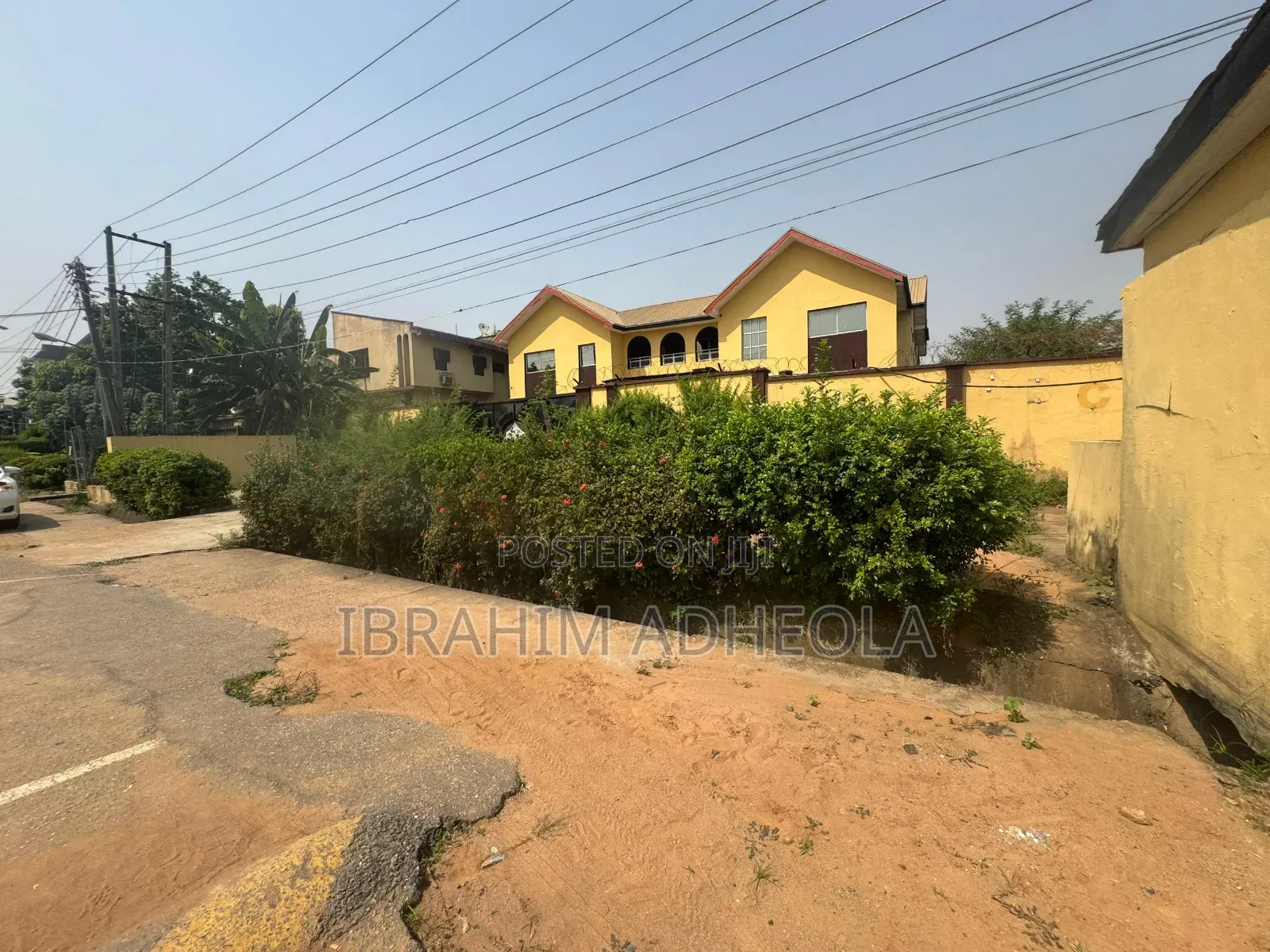 Land Measuring 1150sqm With a Demolishable Structure on It,In a Good in Omole Phase 1