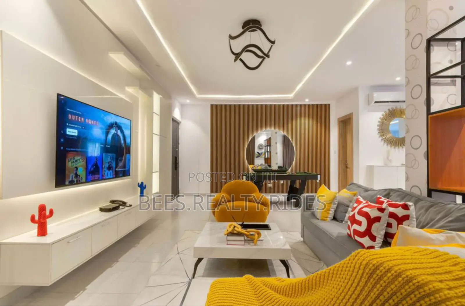 2 Bedroom Penthouse With a Rooftop Pool, Gym and a Snooker Board in Lekki Phase 1