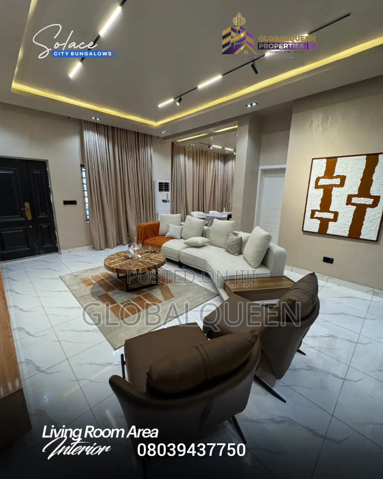 3 Bedroom Modern Fully Detached Bungalows Plus Bq for Sale in Elerangbe
