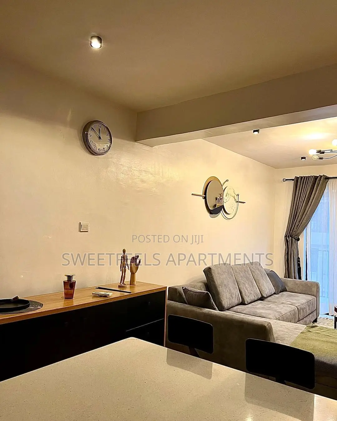 Grey Fully Serviced One Bedroom Apartment in Sabo / Yaba