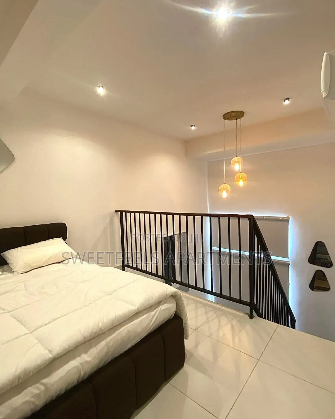 Crystal 
Fully Serviced Studio Loft Bedroom Apartment in Sabo / Yaba