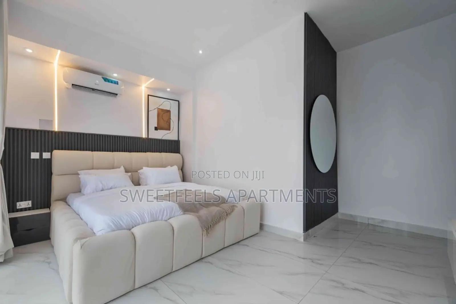Grey Unit 2 Bedroom Apartment in Lekki Phase 1