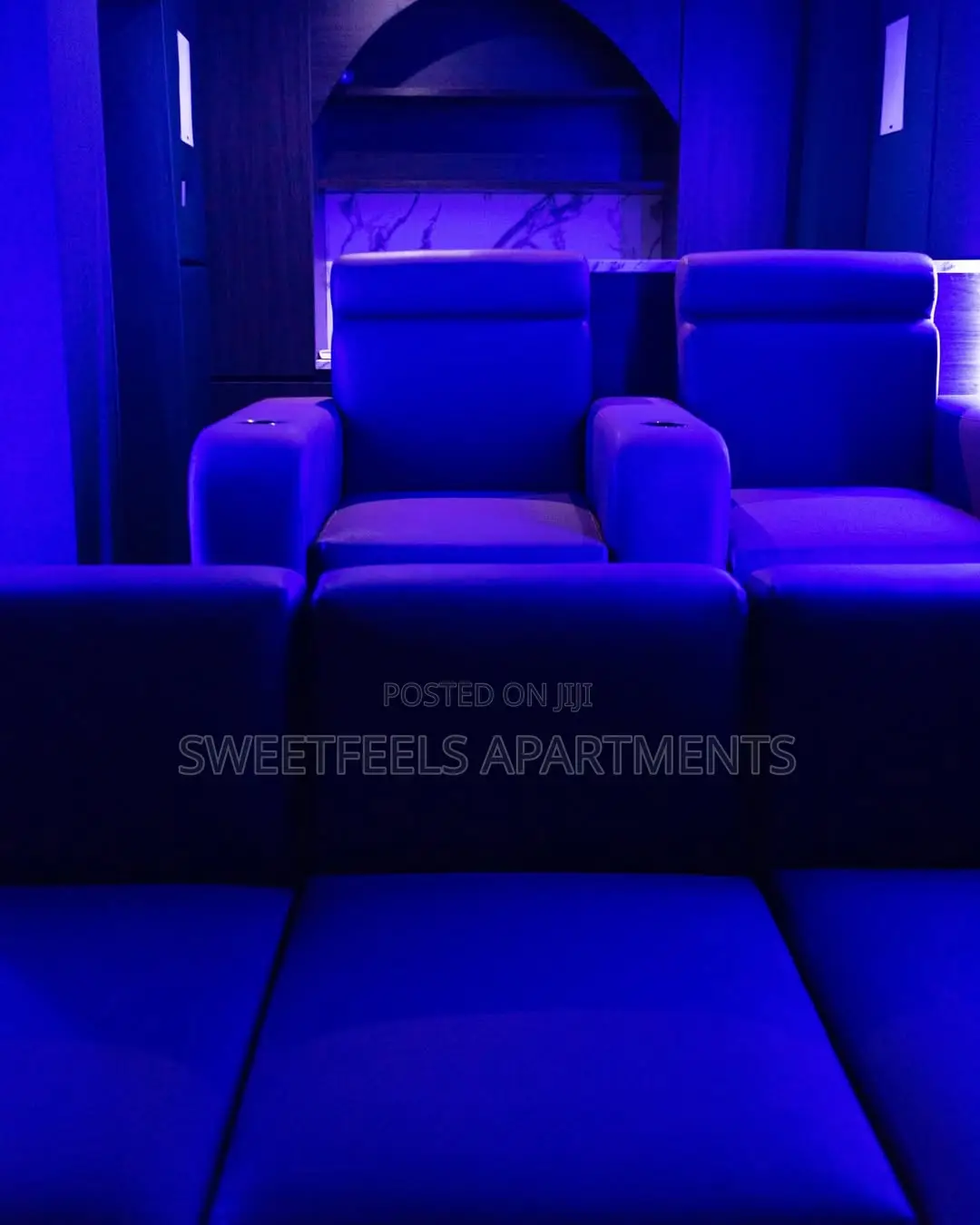 2 Bedroom Waterfront Apartment With Private Cinema in Lekki Phase 1