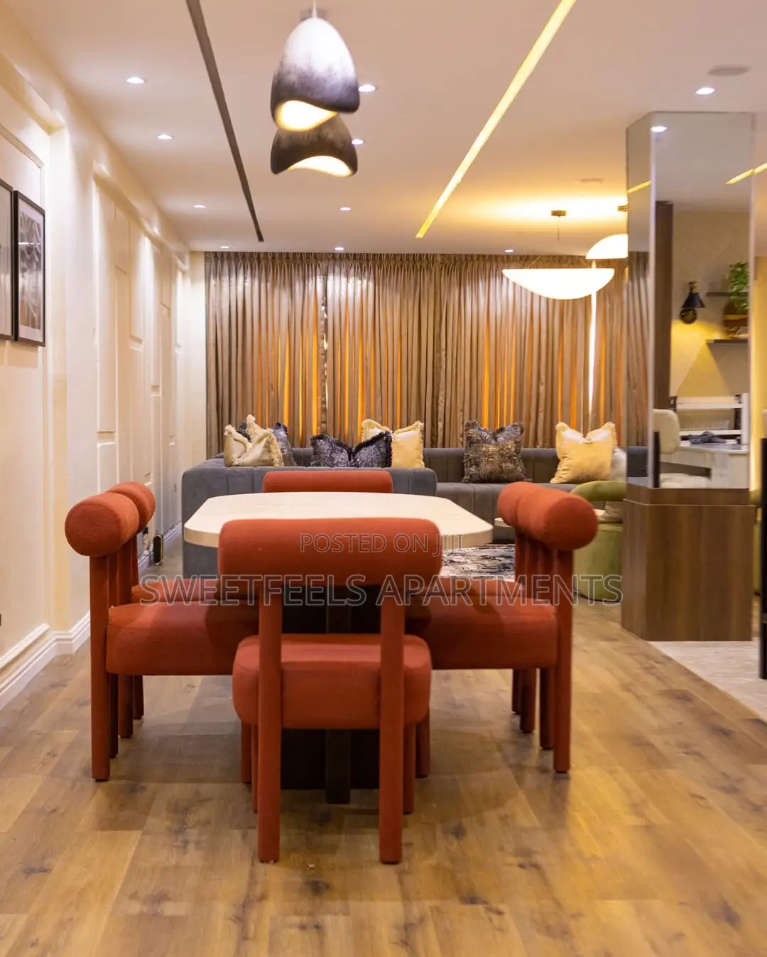 2 Bedroom Waterfront Apartment With Private Cinema in Lekki Phase 1