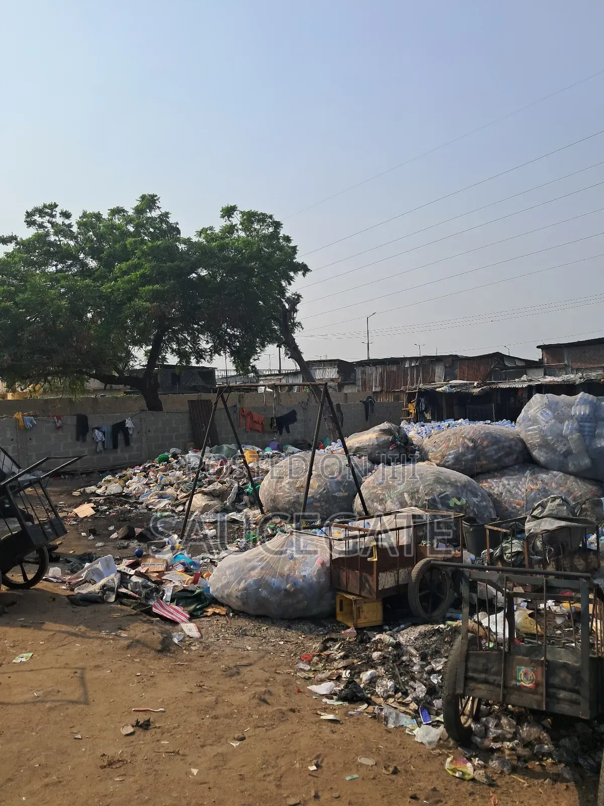 Land Busy Road at Abuleado Satellite Old Ojo Road Next to Zenith Bank in Satellite Town