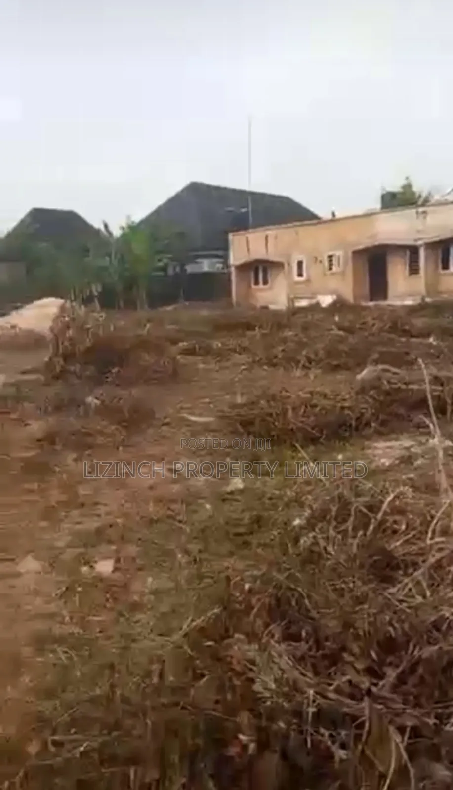 100ft by 100ft Land for Sale With 4flat at Okhoromi Airport Road in Benin City