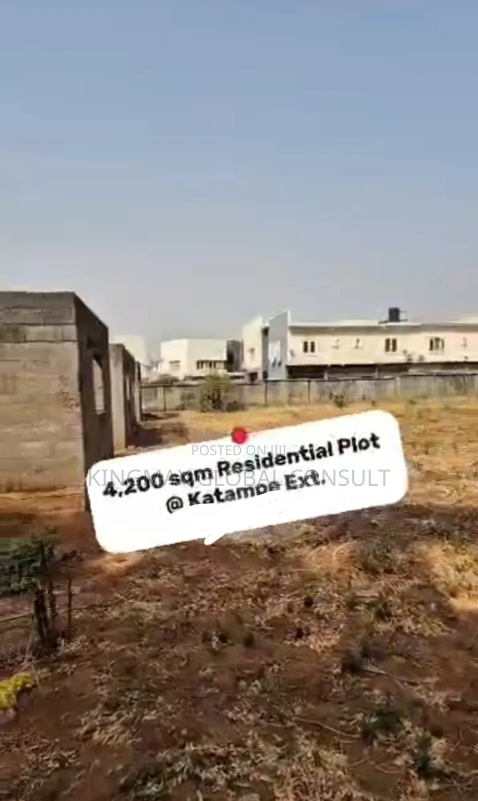 Residential Land Is Available for Sale.
 4,200 SQM
 C.Of.O in Katampe