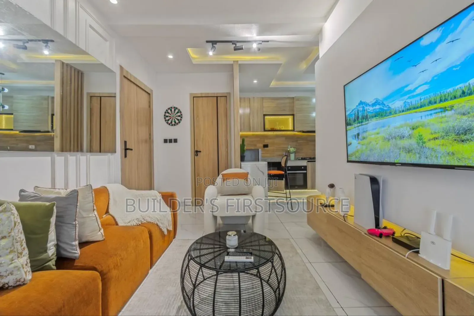 Maria's Crib Luxury New One Bedroom Apartment With Board/Dart Game in Ologolo