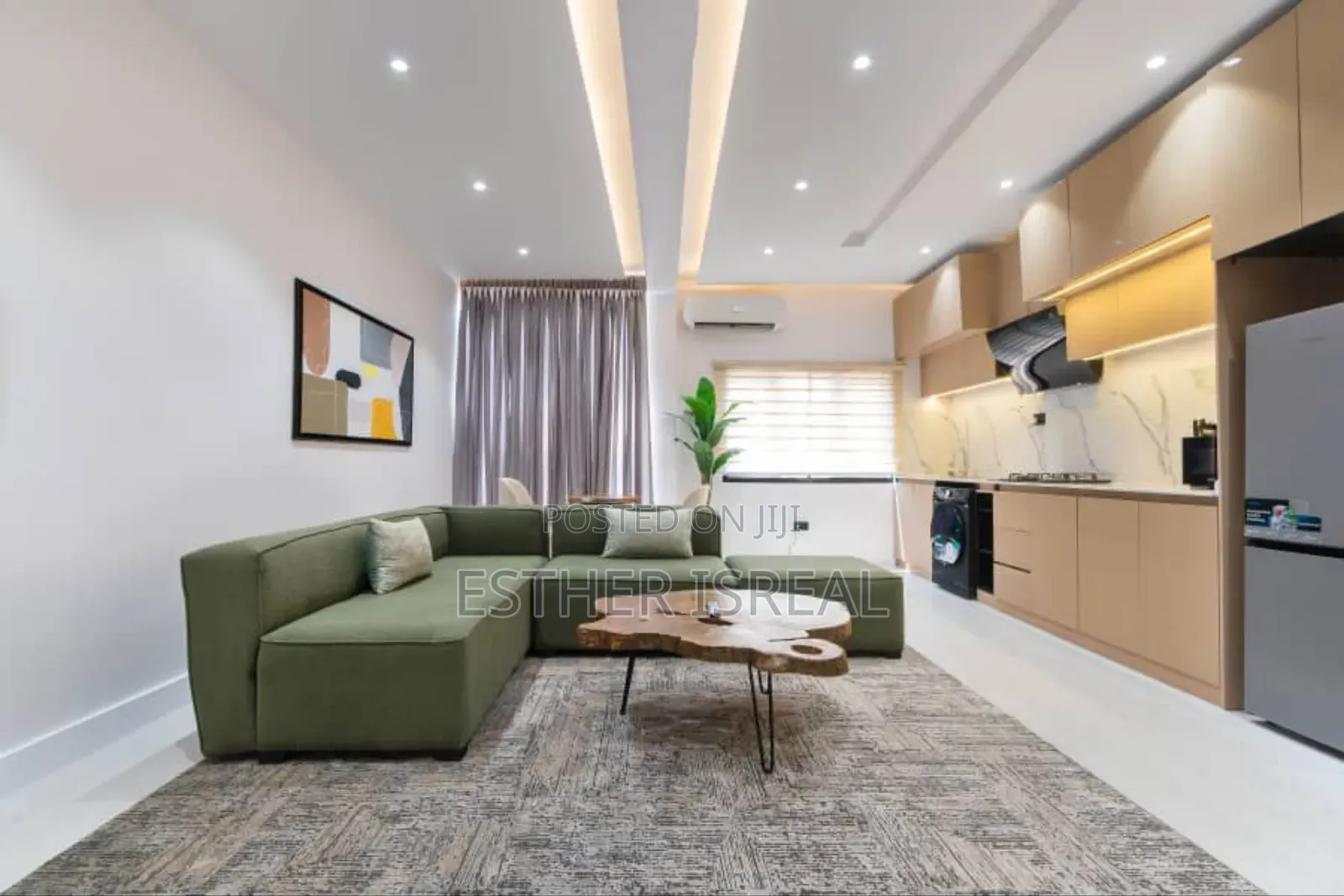 Green 1 Bedroom Apartment Phase1 in Lekki Phase 1