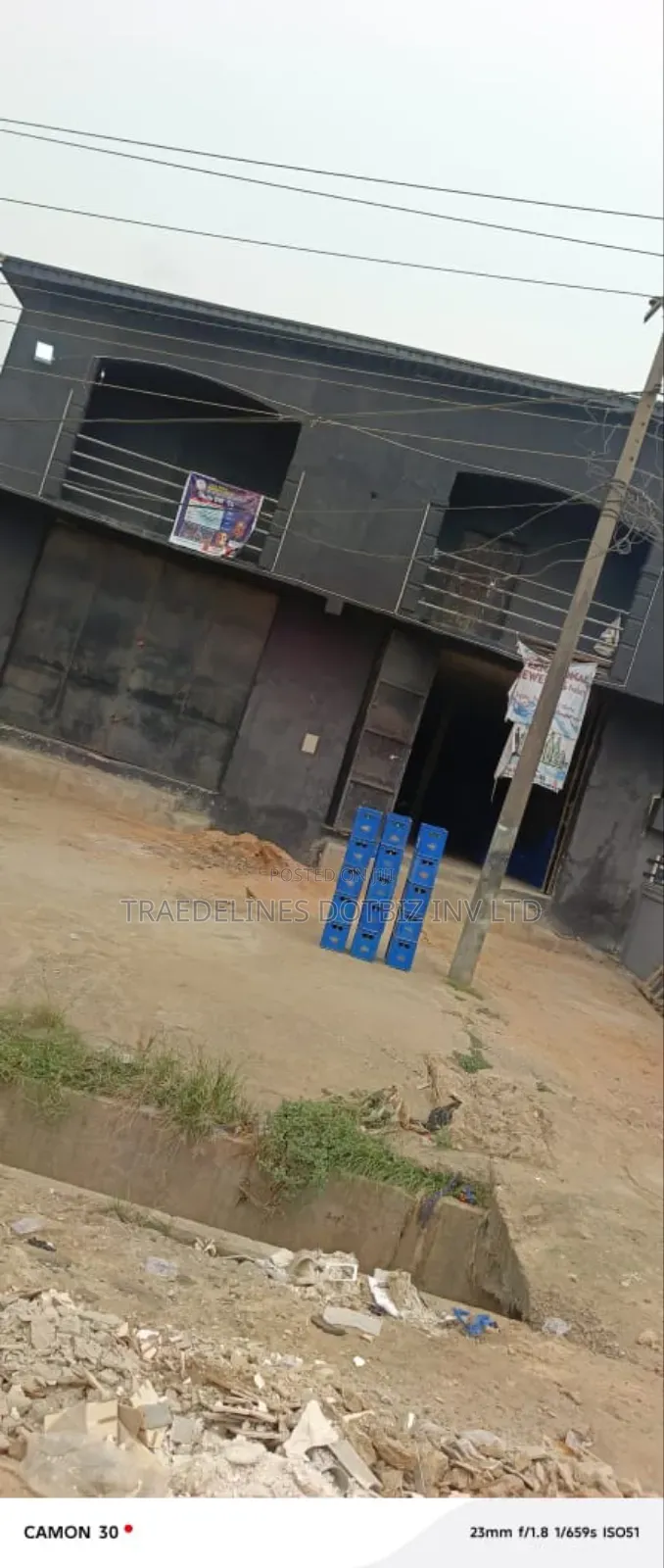 Large Warehouse Right on Major Express in Abule Egba