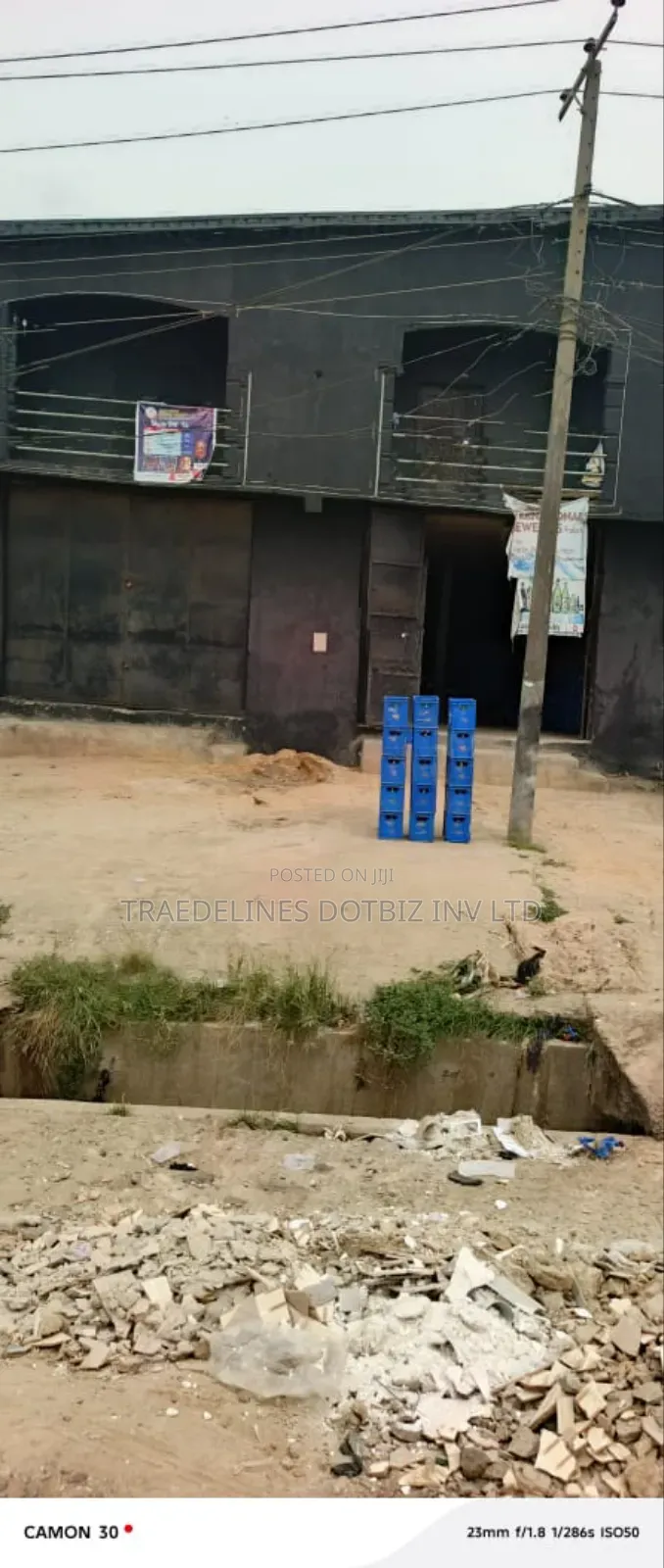 Large Warehouse Right on Major Express in Abule Egba
