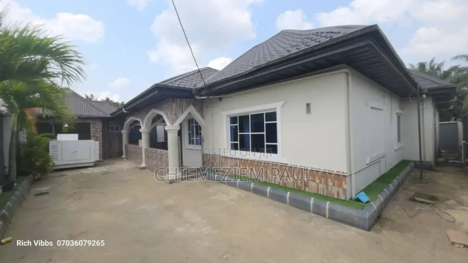 Furnished 3bdrm Bungalow in Afia, Esit-Eket for sale in Esit-Eket