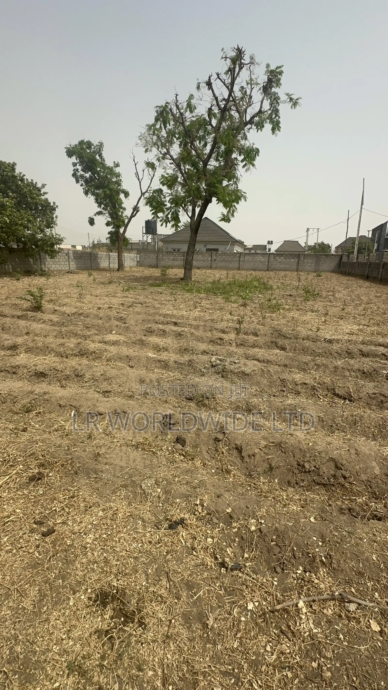 1000sqm Stand Alone Fenced and Gated Corner Piece Land for Sale in Lugbe District