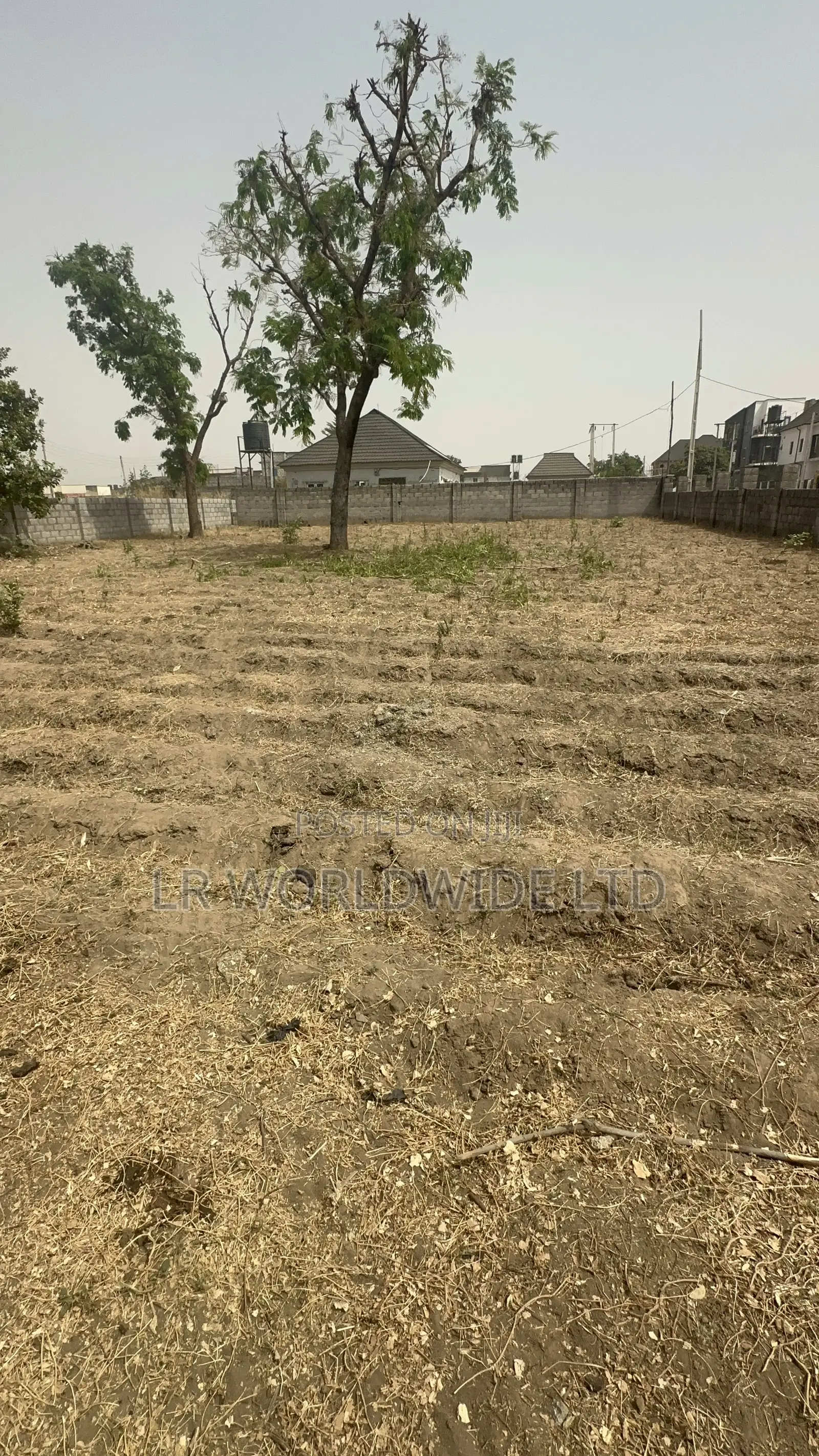1000sqm Stand Alone Fenced and Gated Corner Piece Land for Sale in Lugbe District