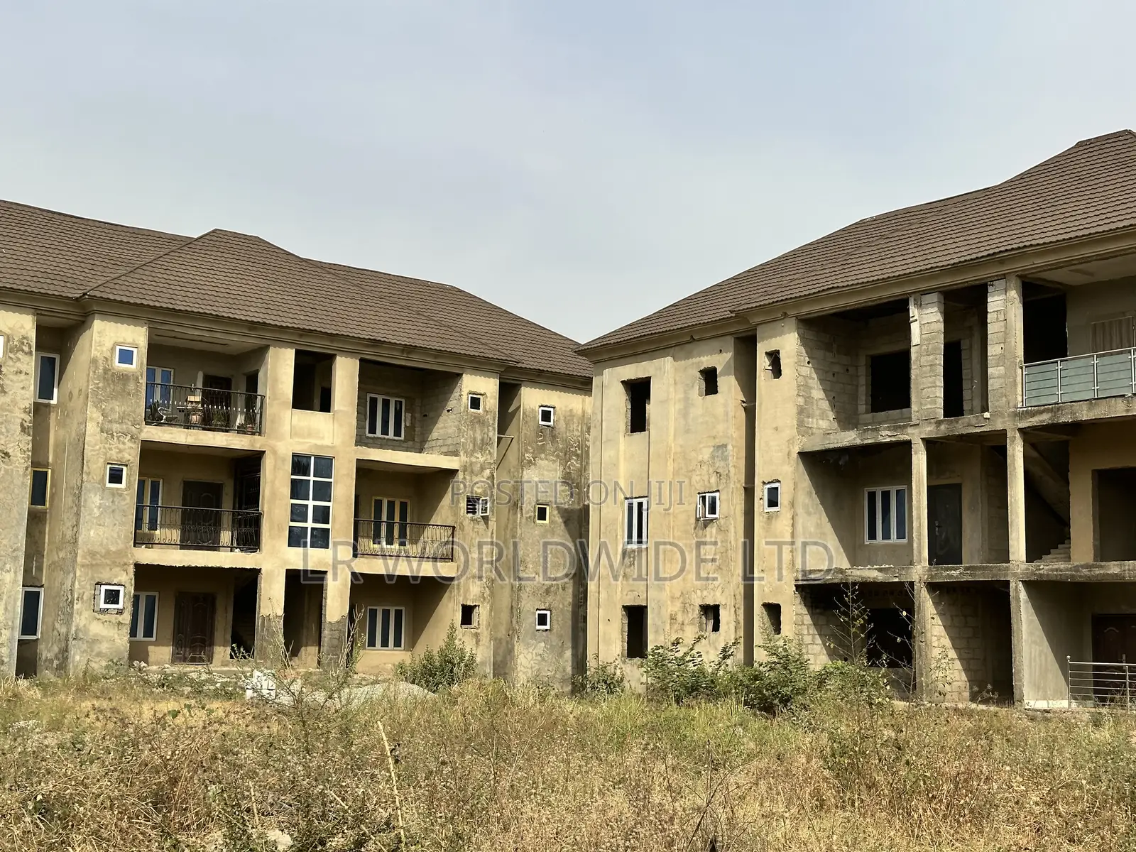Newly Built Carcass 3bedroom Flats in Lugbe District