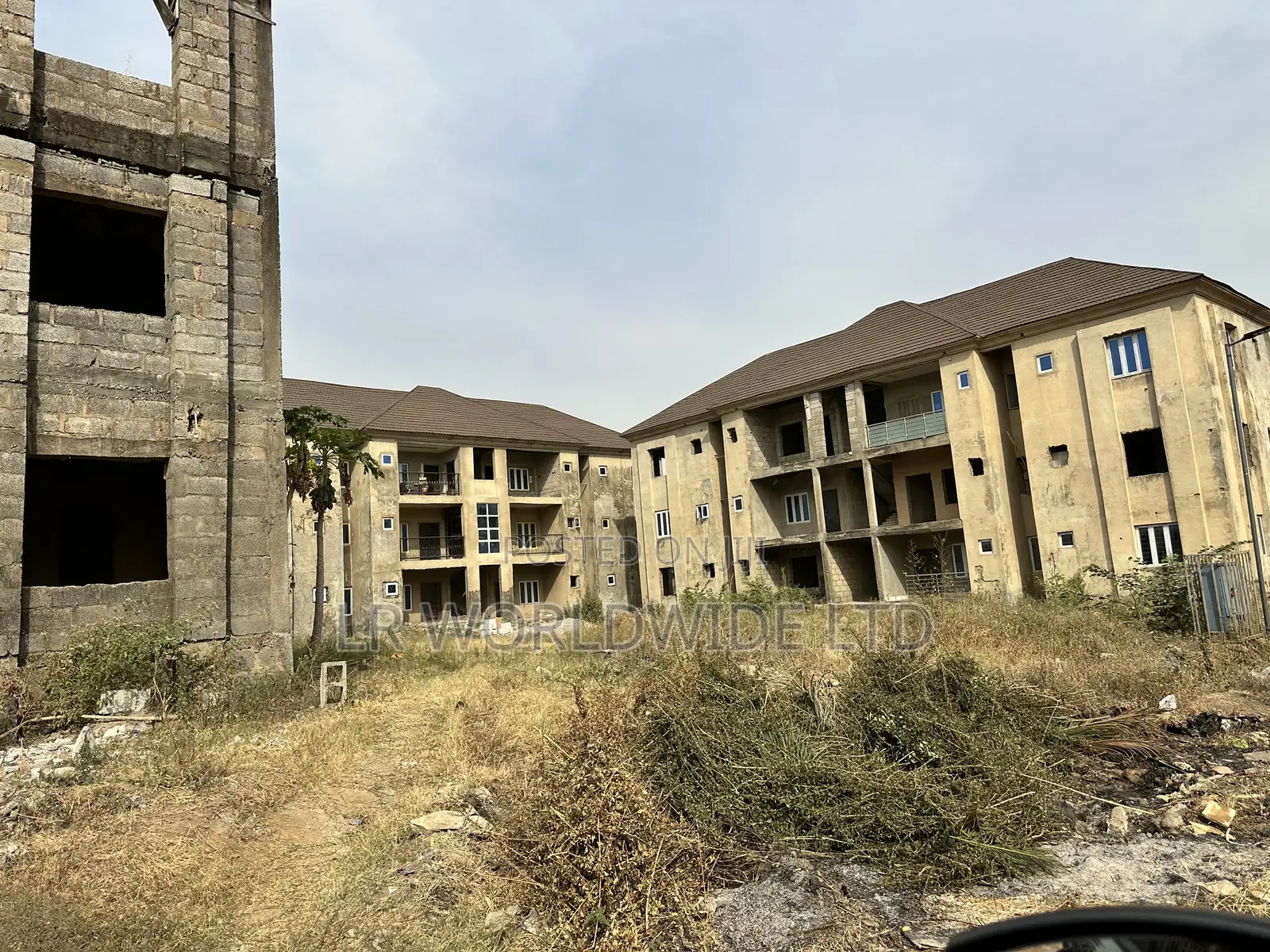 Newly Built Carcass 3bedroom Flats in Lugbe District