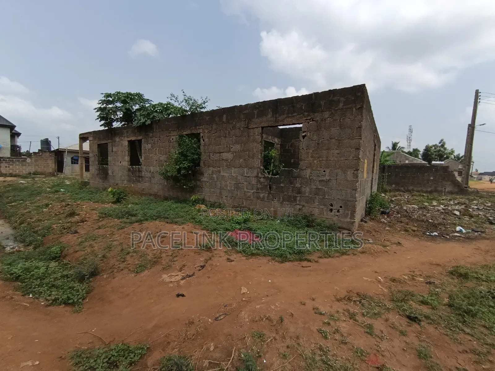 Demolished Bungalow on a Full Plot in Ado-Odo/Ota