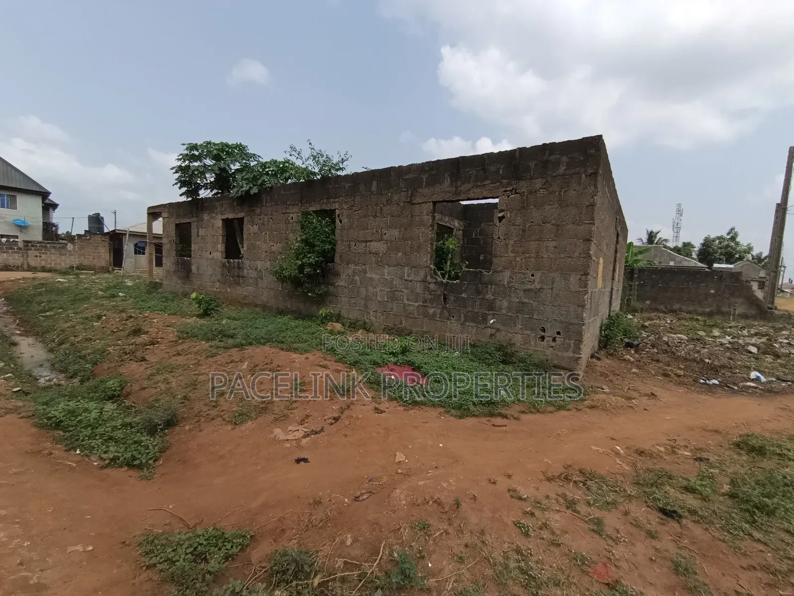 Demolished Bungalow on a Full Plot in Ado-Odo/Ota
