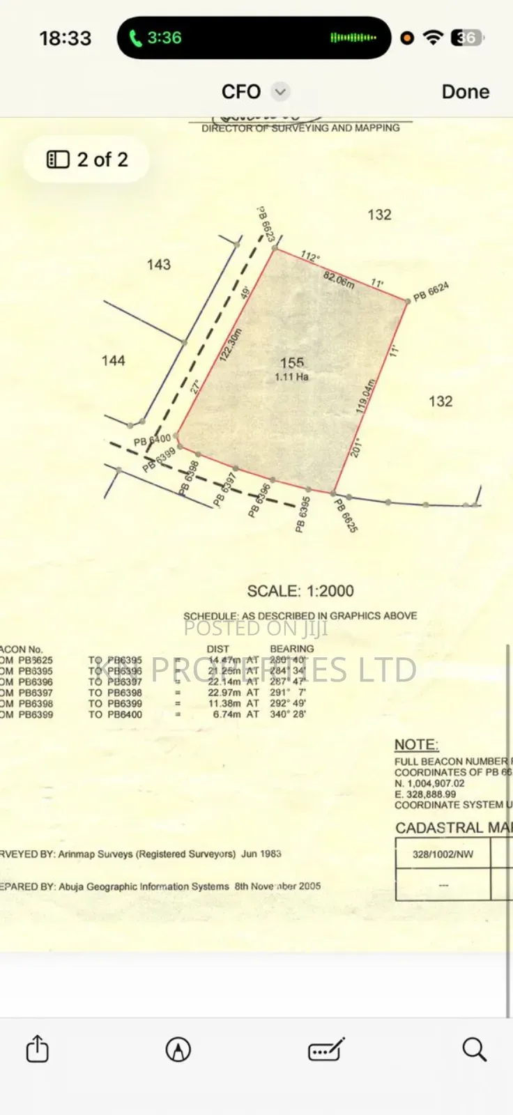 For Sale 1.11 Hectares in Mabushi in Mabushi