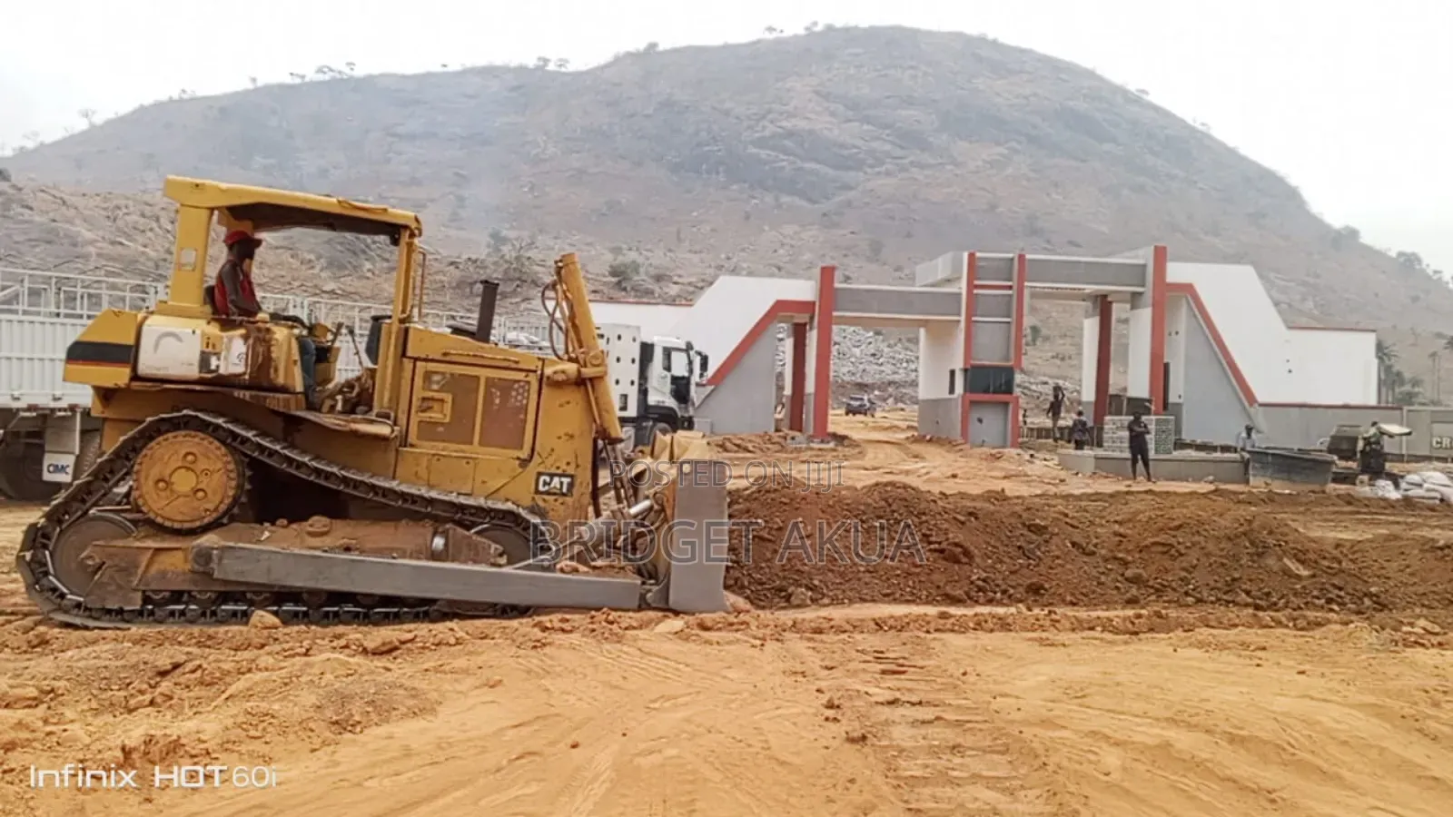 Buildable Estate Plot With C of O Title Just by the Tarred Road. in Karsana