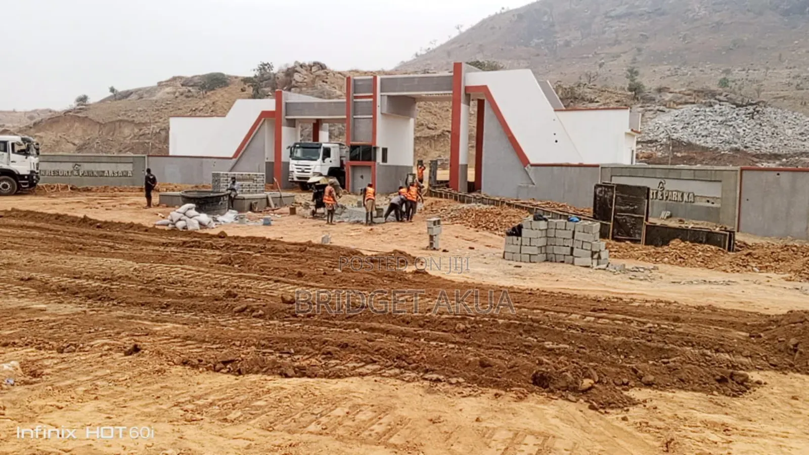 Buildable Estate Plot With C of O Title Just by the Tarred Road. in Karsana