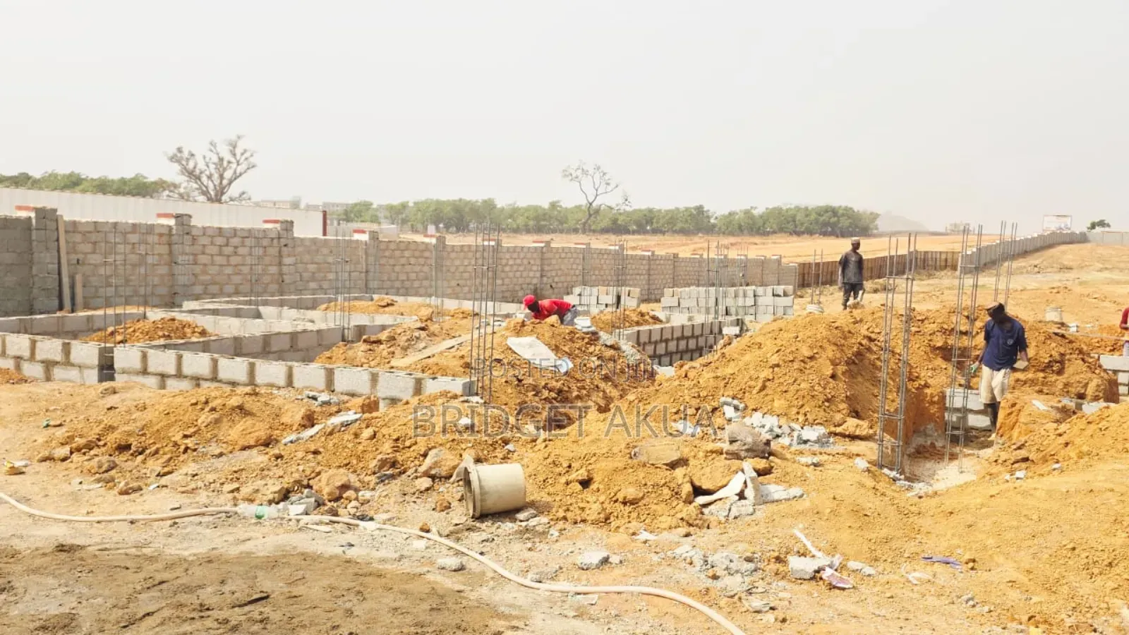 Buildable Estate Plot With C of O Title Just by the Tarred Road. in Karsana