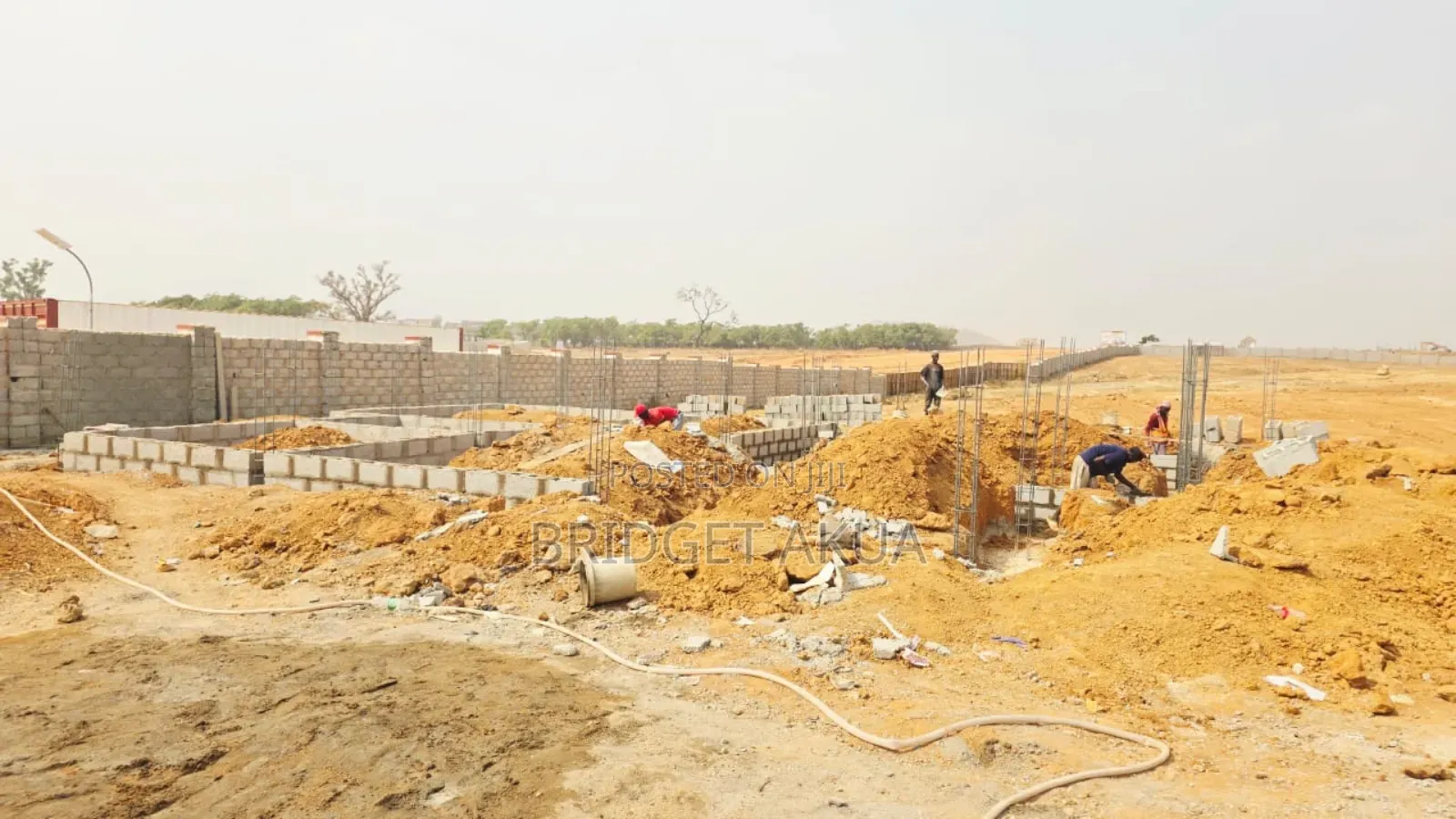 Buildable Estate Plot With C of O Title Just by the Tarred Road. in Karsana
