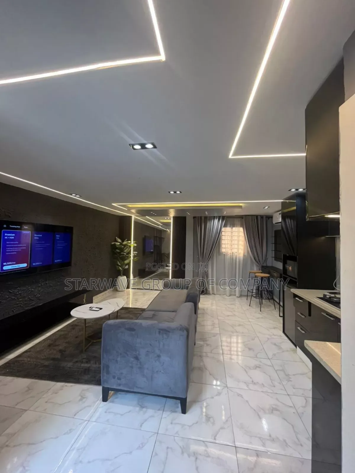 Luxury One Bedroom With City View in Lekki Phase 1