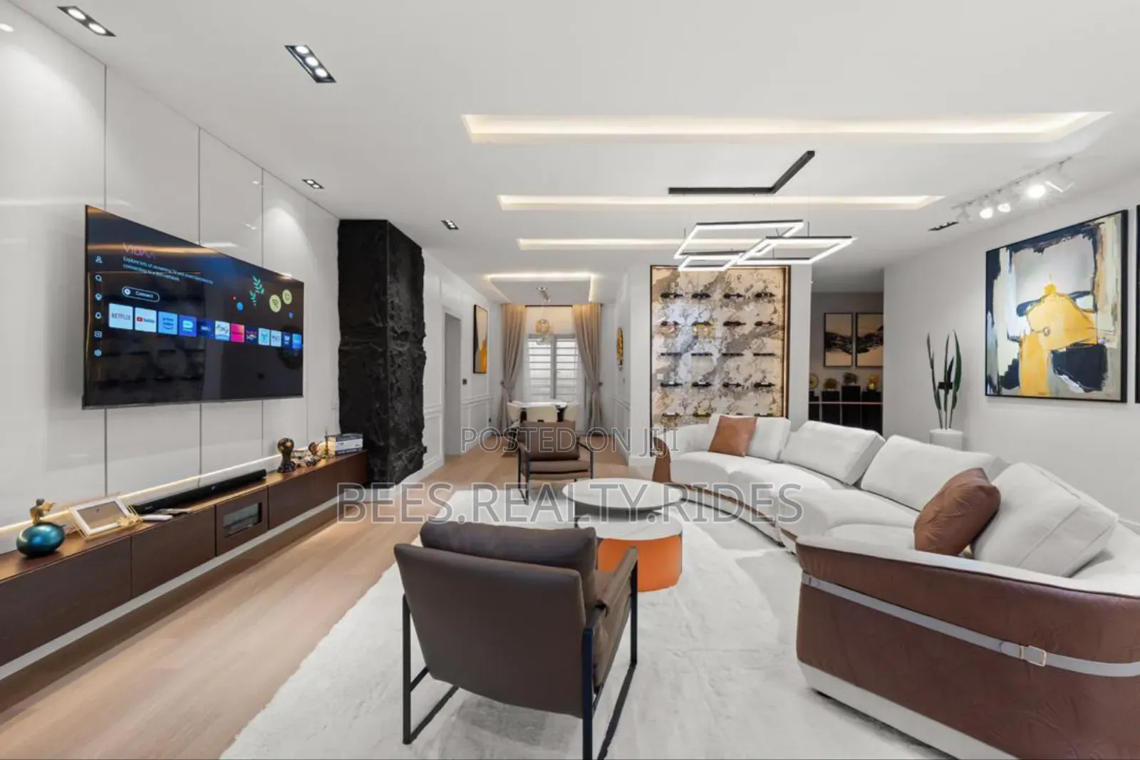 City View 3 Bedroom Apartment With a Ps5, Pool an Ice Hockey Game in Lekki