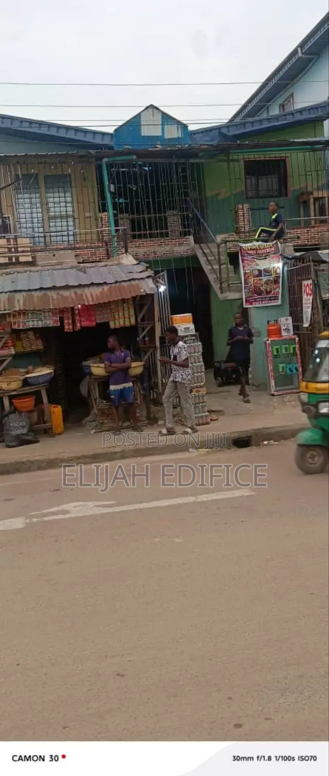 Commercial Shopping Complex for Sale Directly on Road at Kola Alagbado in Abule Egba