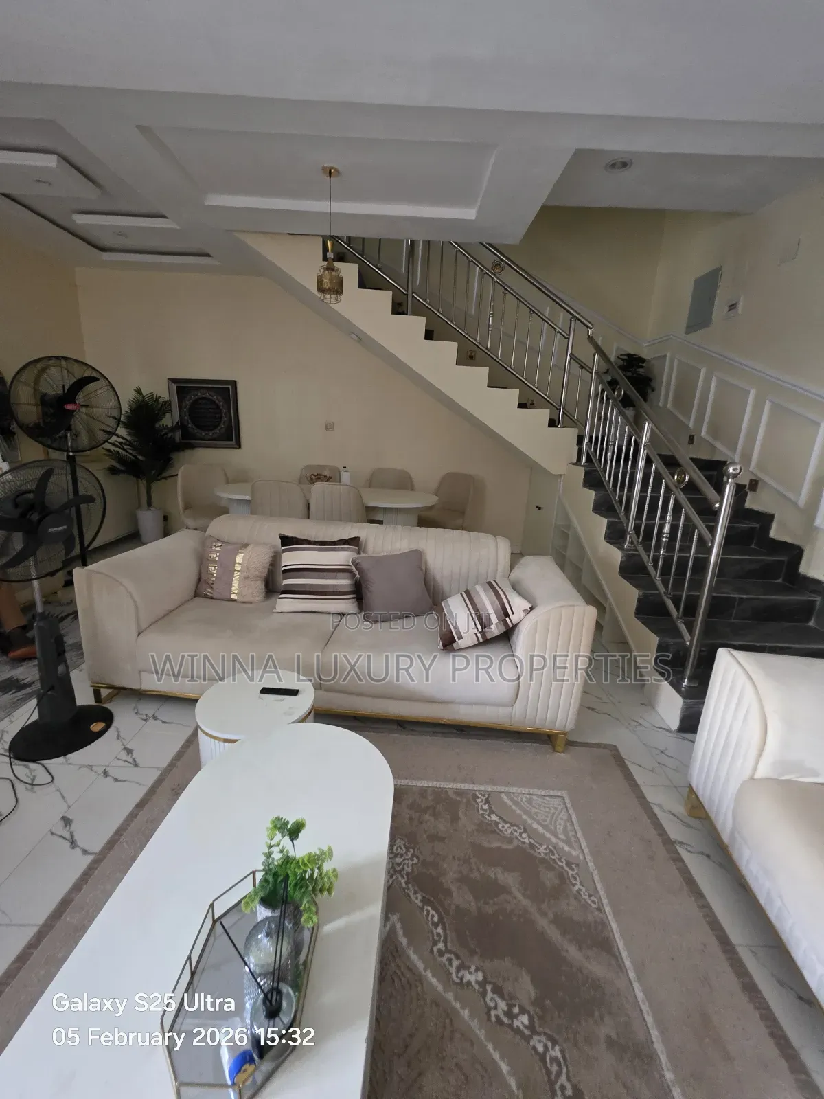 Furnished 4bdrm Duplex in Palm Height, Lugbe District for rent in Lugbe District
