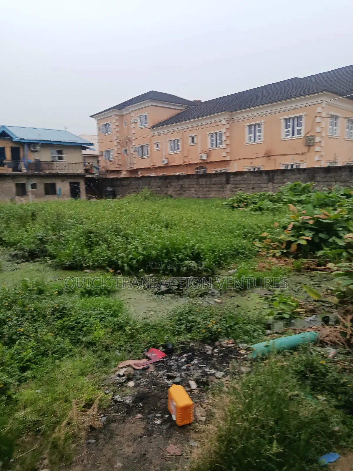 Full Plot of Land in a Secured Neighborhood in Ago Palace