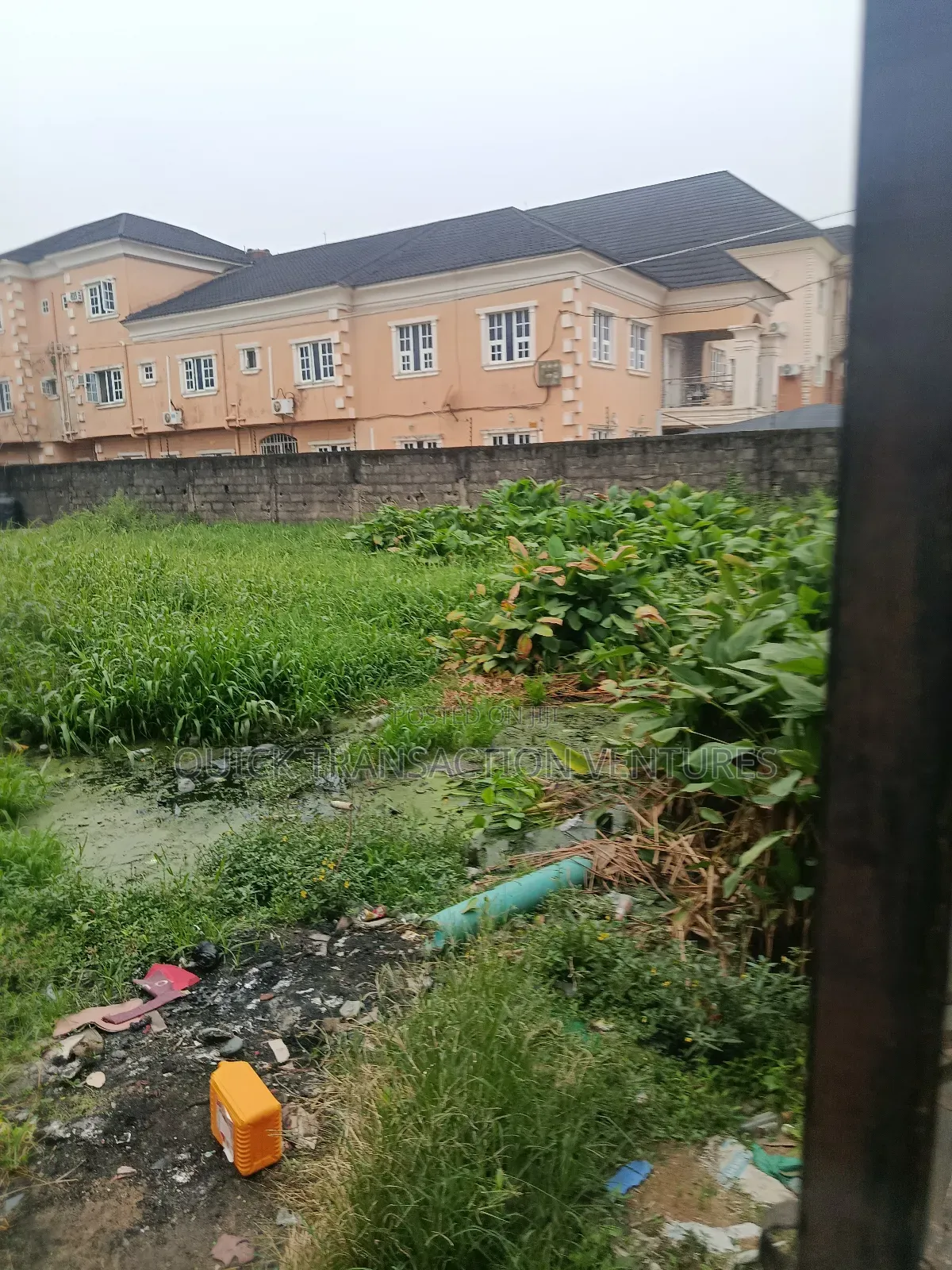 Full Plot of Land in a Secured Neighborhood in Ago Palace