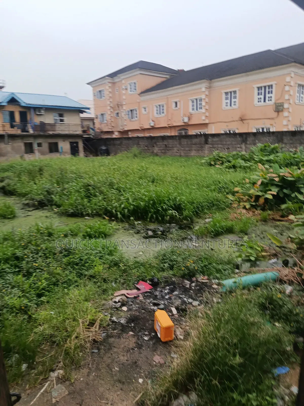 Full Plot of Land in a Secured Neighborhood in Ago Palace