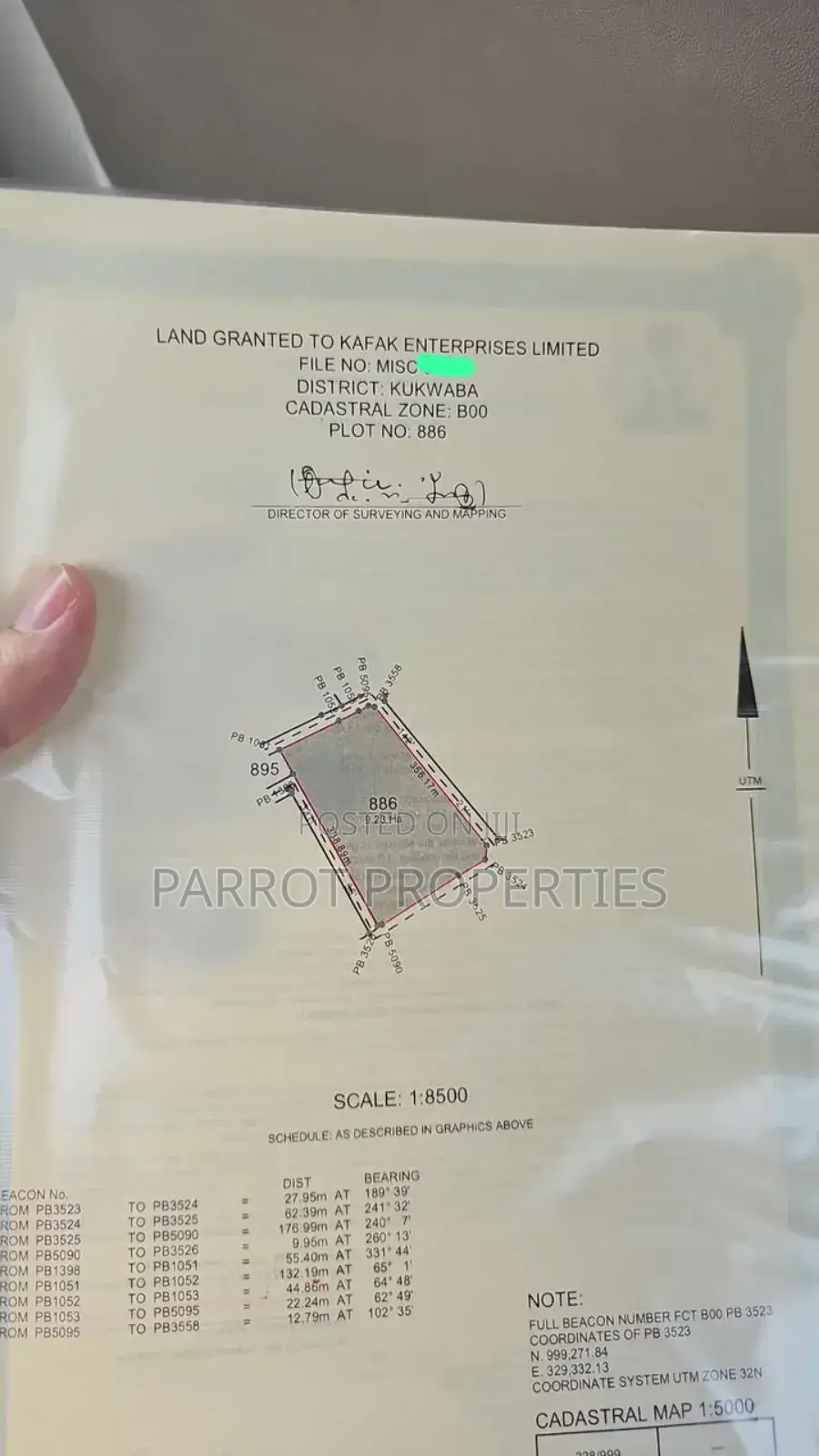 9.25 Hecters Land for Sale in Abuja in Central Business District