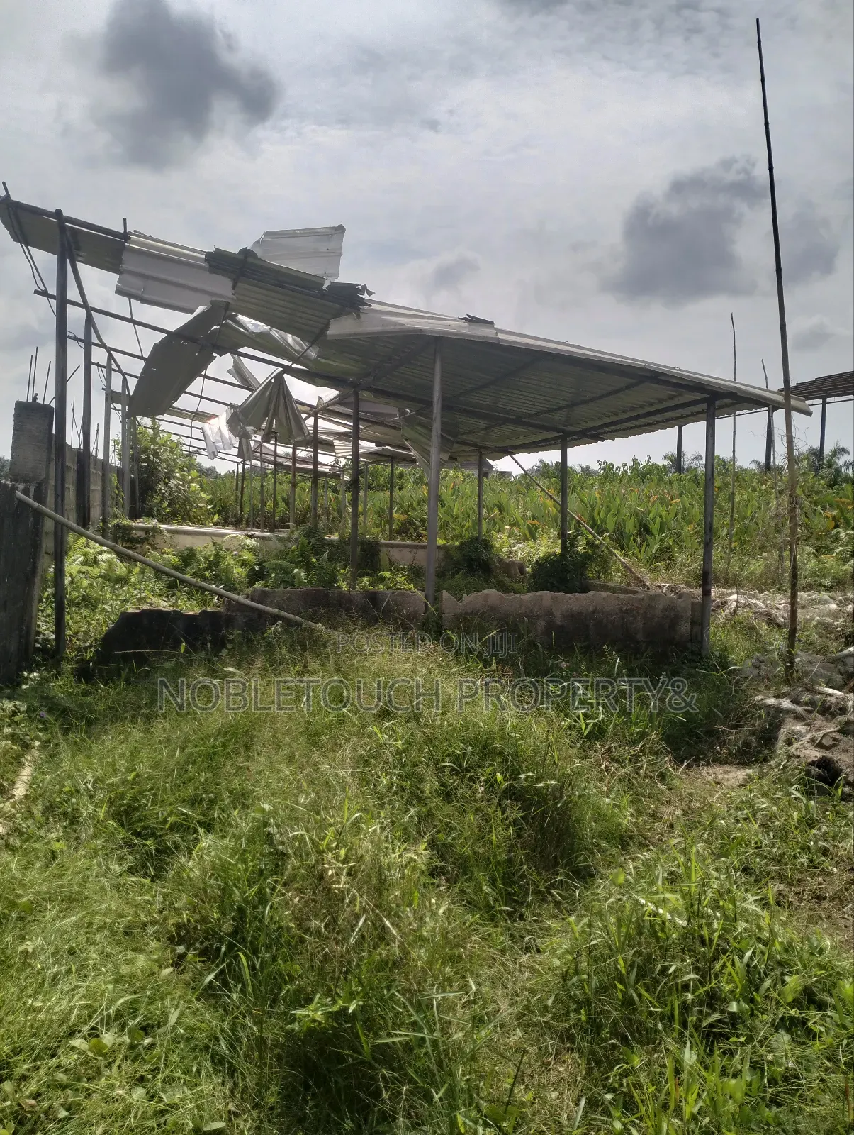 Industrial/Commercial Land With 7bay Warehouse at White Sand Ijegun in Ijegun