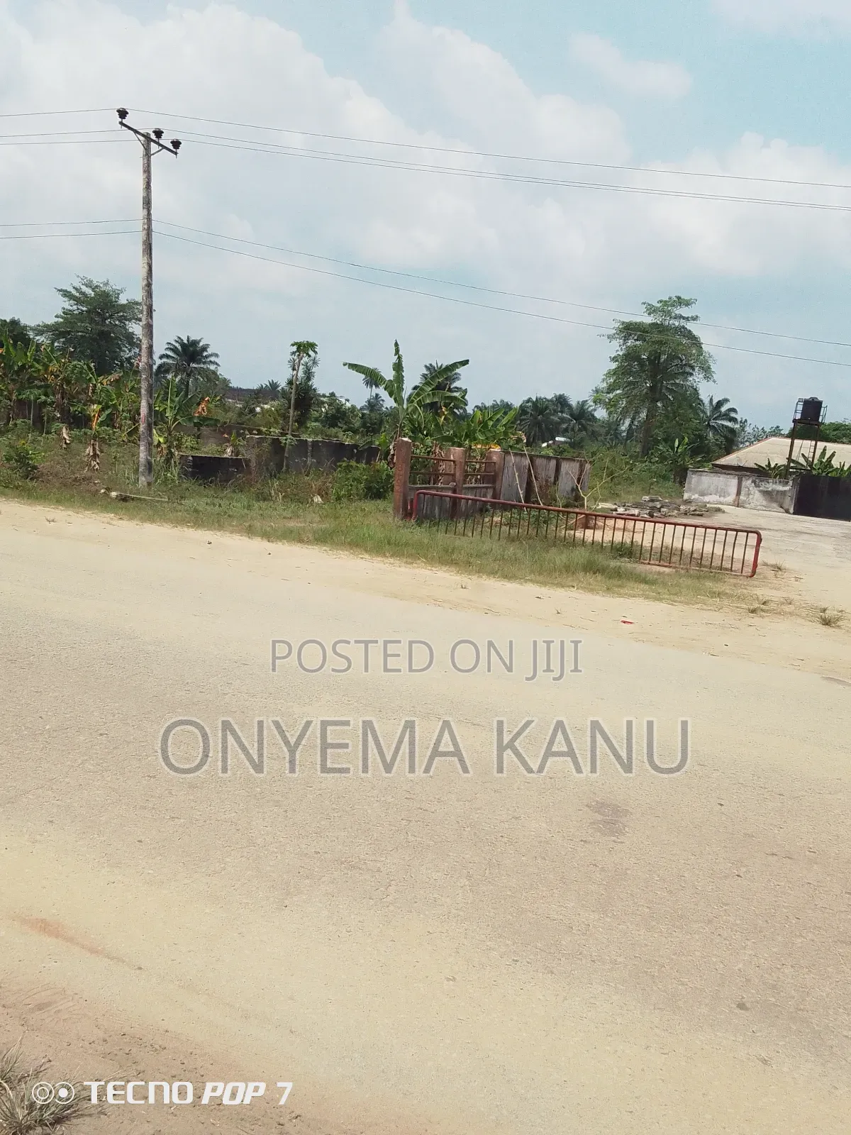 Filling Station With Block of Flats. in Ukwa