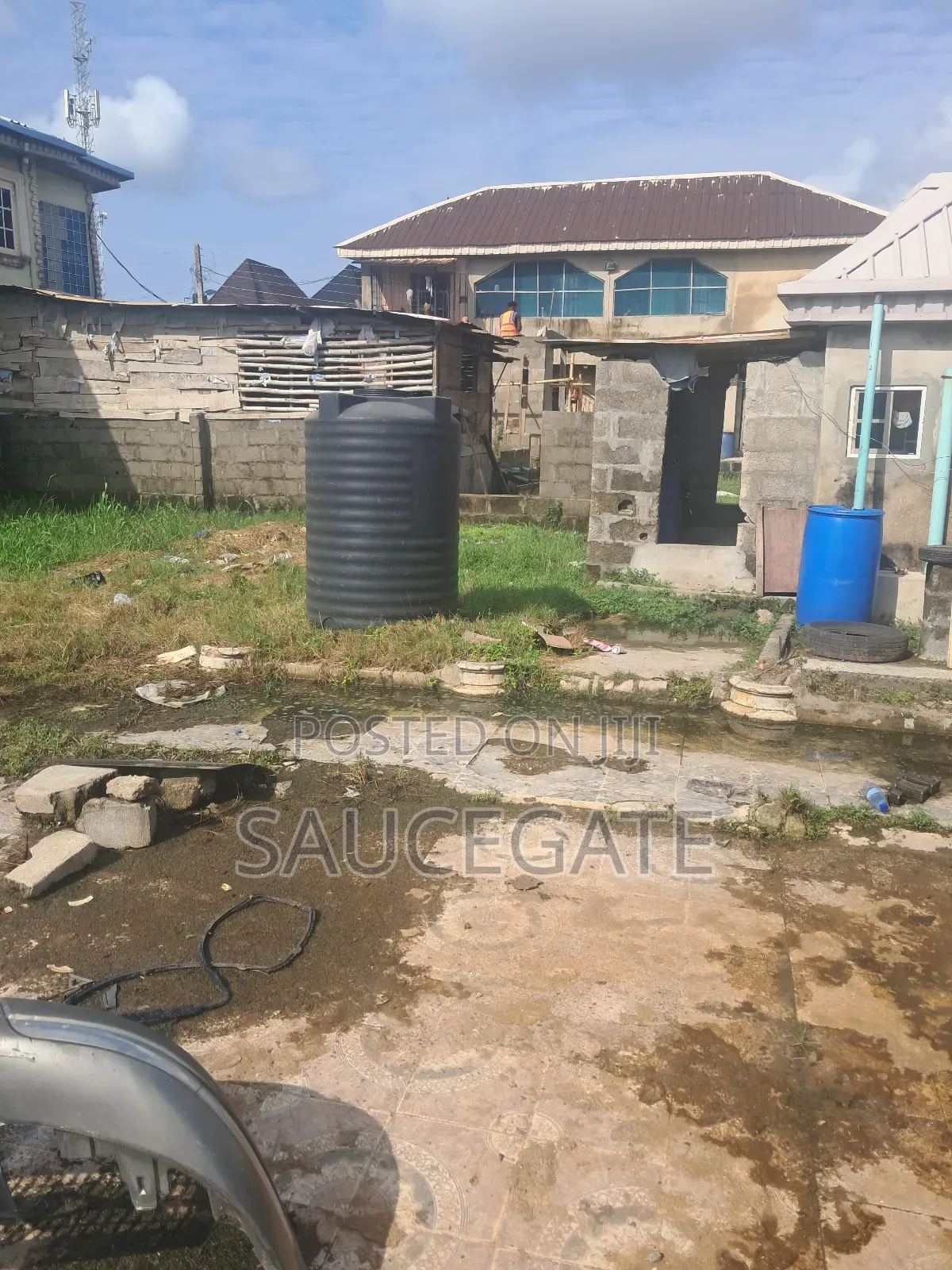 Half Plot Inside Compound Dry for Sale at Ijegun Satellite 20m in Satellite Town