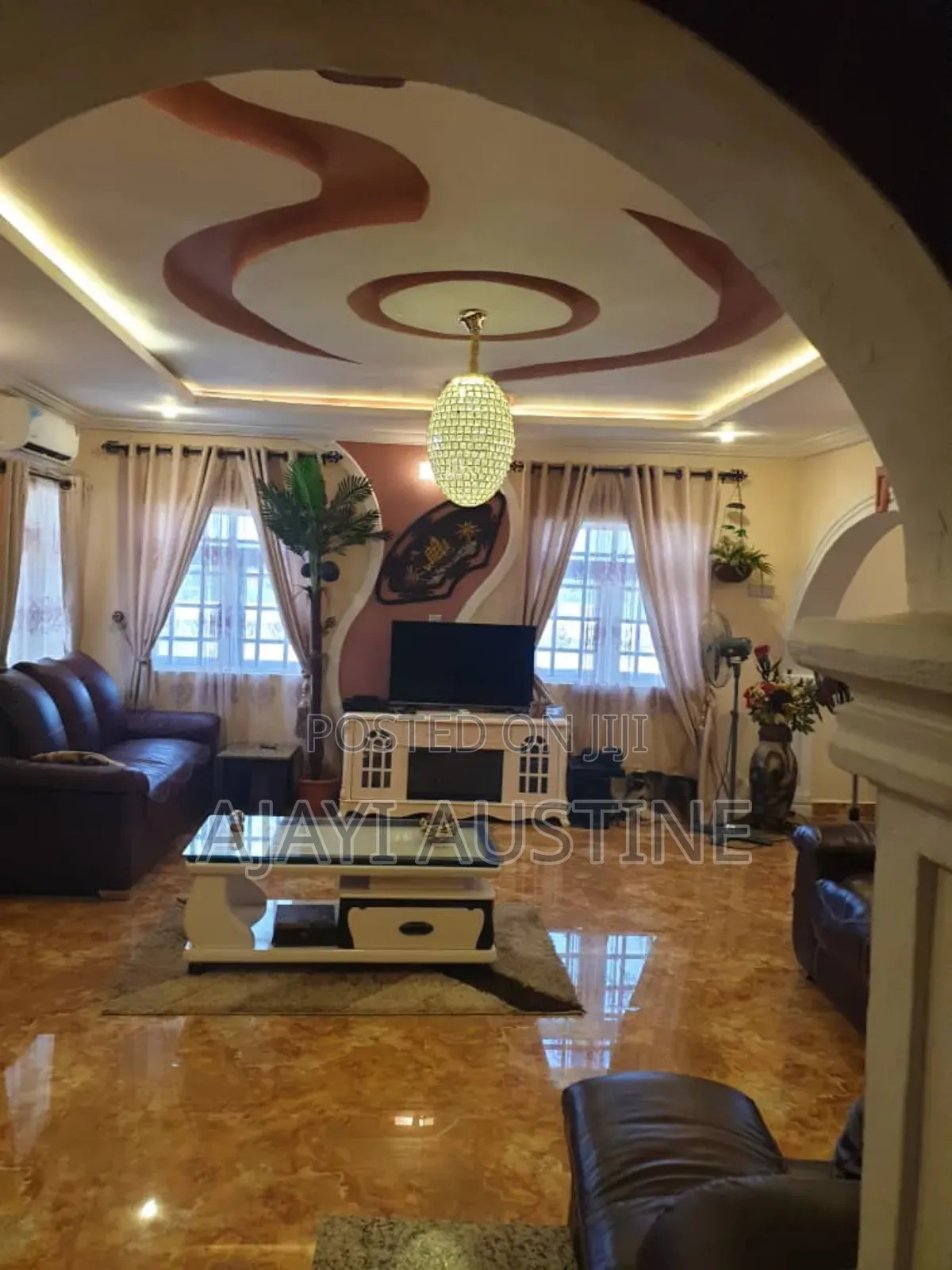 Furnished 3bdrm Bungalow in Hob Estate, Alagbaka, Akure for sale in Akure