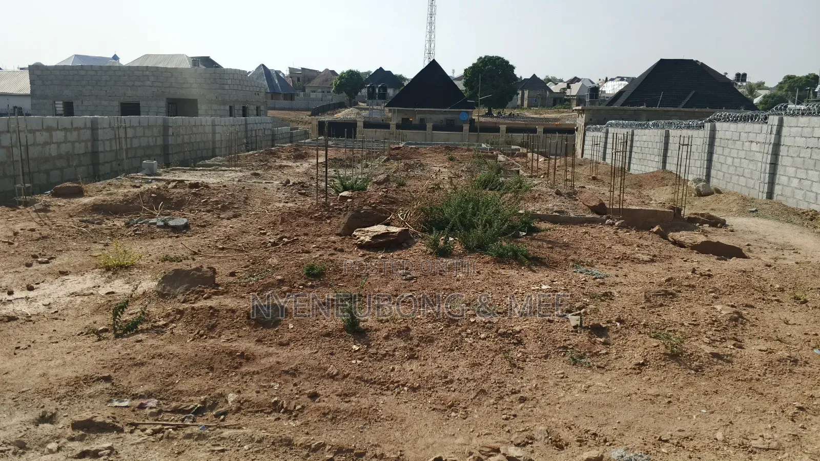 Land for Sale With Storey Building Foundation in Karu