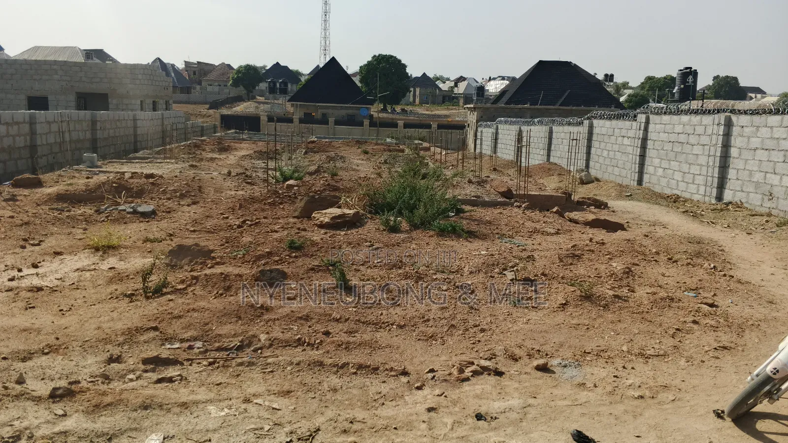 Land for Sale With Storey Building Foundation in Karu