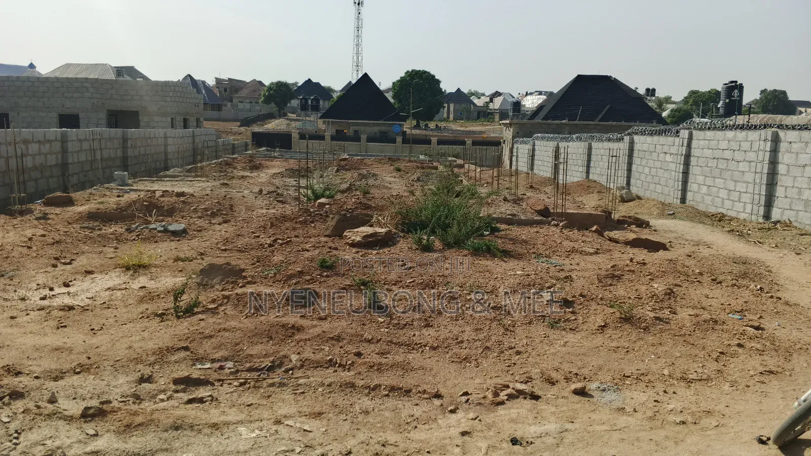 Land for Sale With Storey Building Foundation in Karu