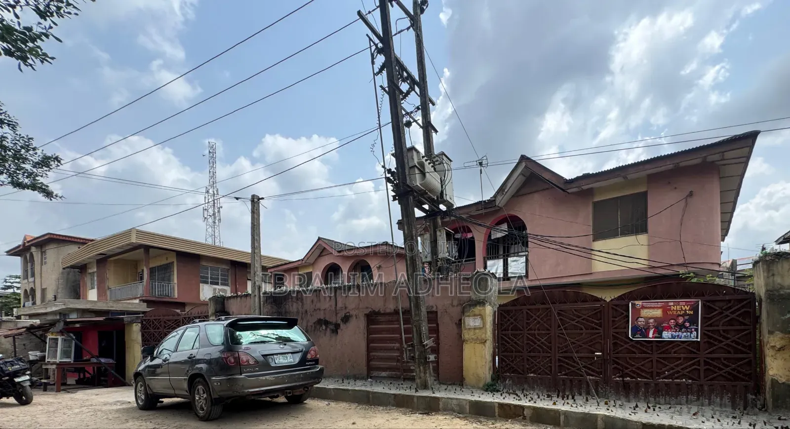 Land Measuring 1256sqm With a Well Maintained 9units of 3bedroom Flat in Ogba