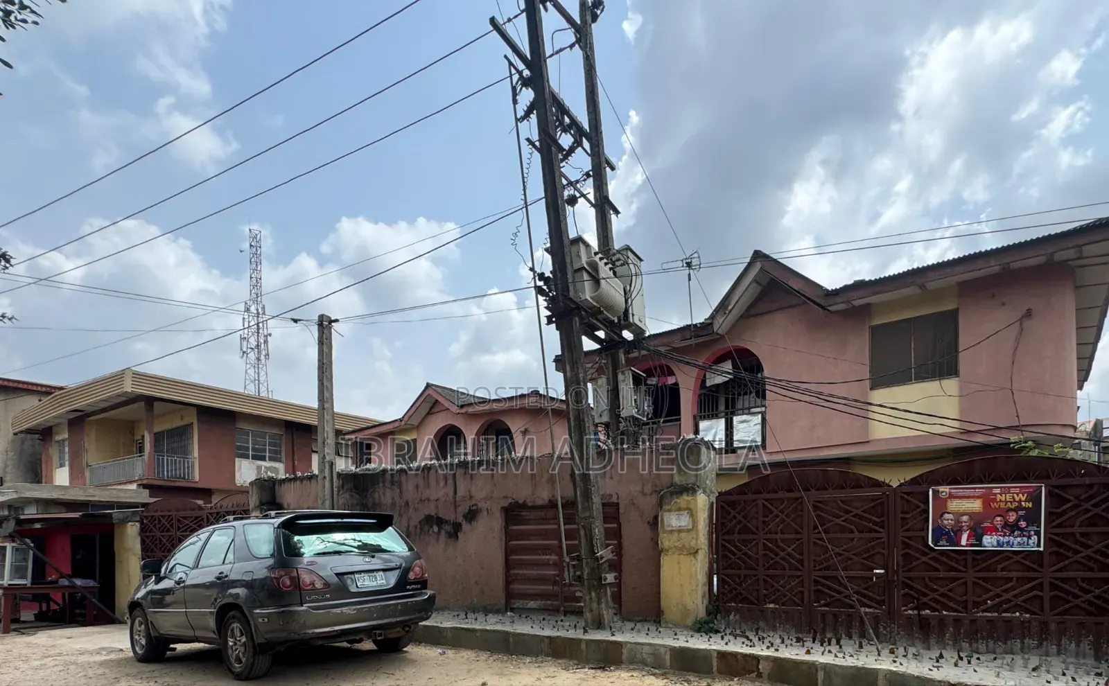 Land Measuring 1256sqm With a Well Maintained 9units of 3bedroom Flat in Ogba