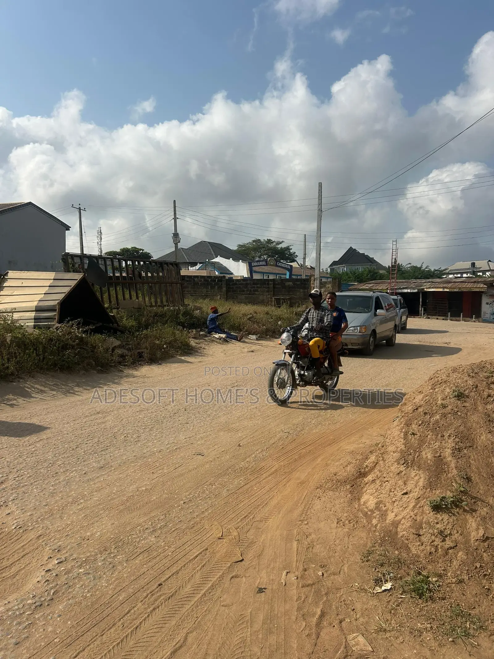 Well Fenced One Half Plot of Land for Sale at Akoto Estate, Elebu in Akala Express